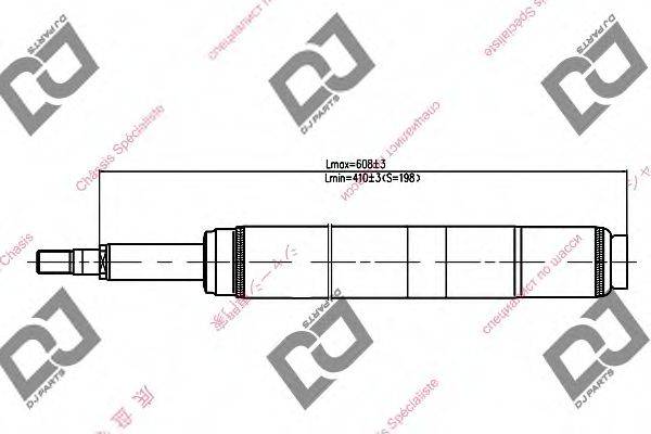 DJ PARTS DS1036GC Амортизатор