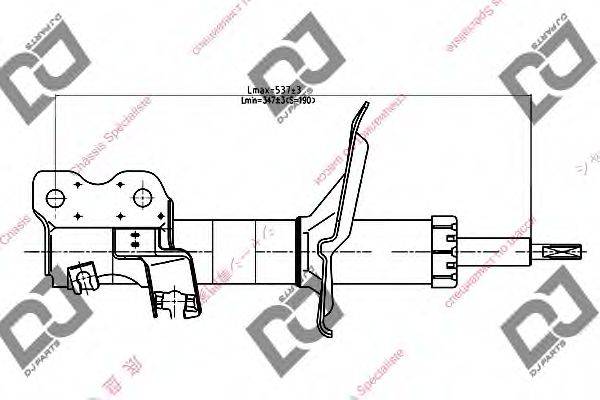 DJ PARTS DS1113GS Амортизатор