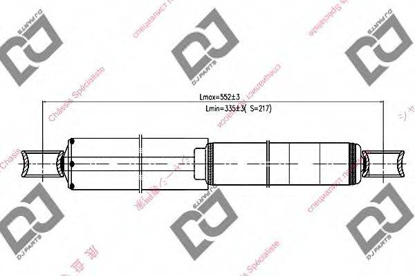 DJ PARTS DS1116GT Амортизатор