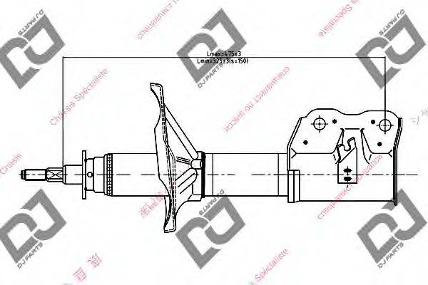 DJ PARTS DS1146GS Амортизатор