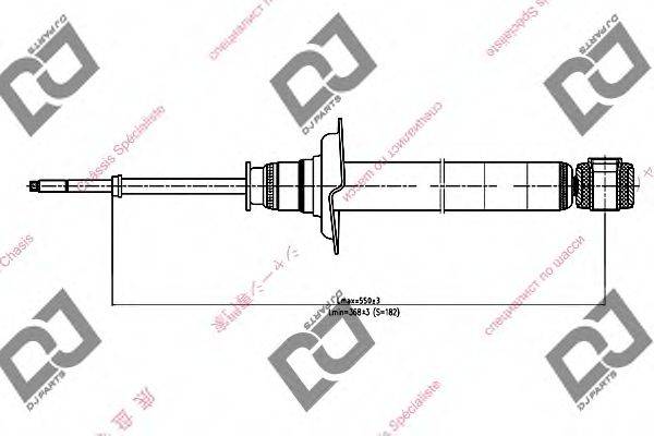 DJ PARTS DS1160GT Амортизатор