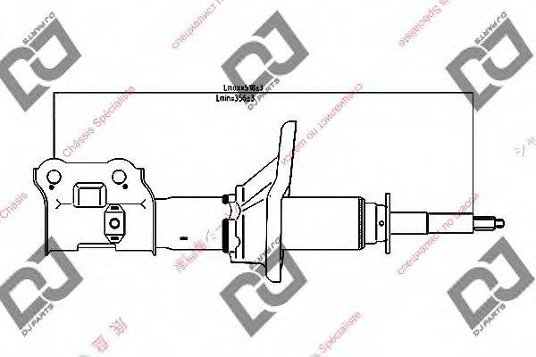 DJ PARTS DS1260GS Амортизатор