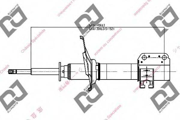 DJ PARTS DS1074GS Амортизатор