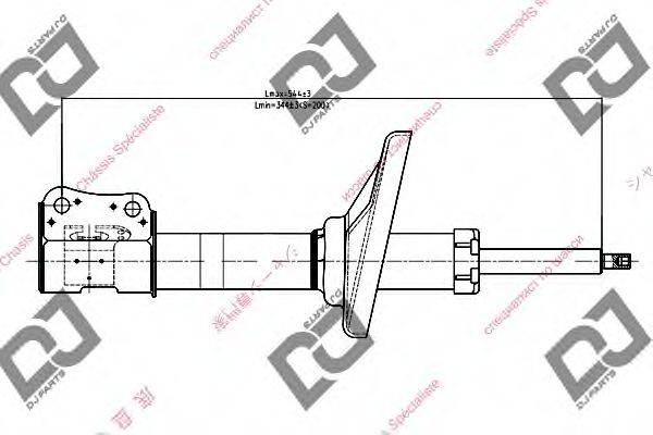 DJ PARTS DS1085GS Амортизатор