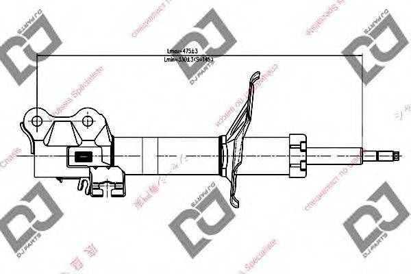 DJ PARTS DS1104GS Амортизатор