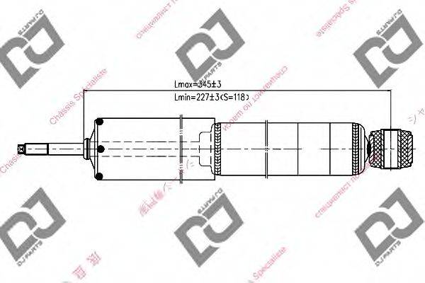 DJ PARTS DS1185HT Амортизатор