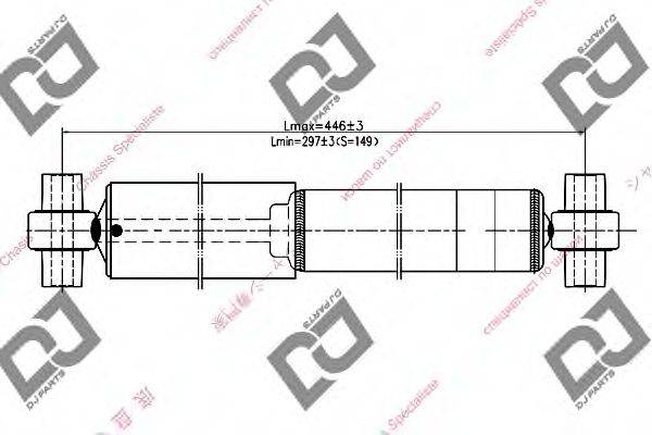 DJ PARTS DS1197GT Амортизатор