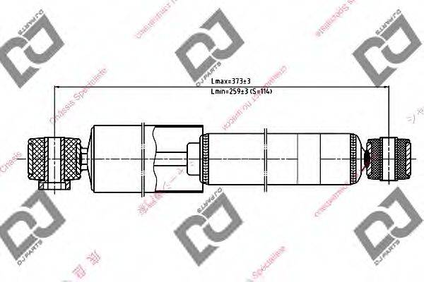 DJ PARTS DS1295GT Амортизатор