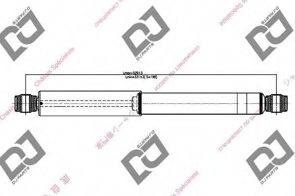 DJ PARTS DS1298GT Амортизатор