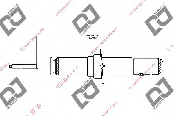 DJ PARTS DS1323GT Амортизатор