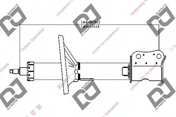 DJ PARTS DS1360GS Амортизатор