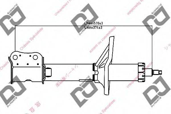 DJ PARTS DS1361GS Амортизатор