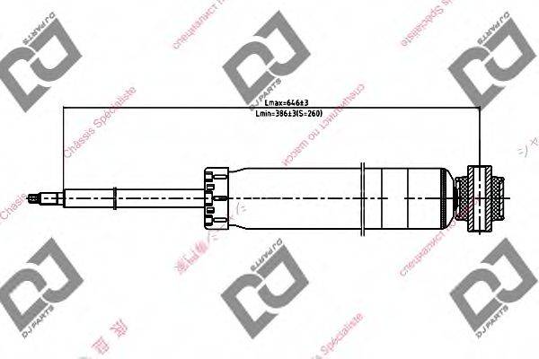 DJ PARTS DS1377GT Амортизатор