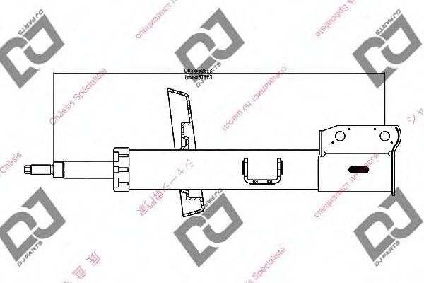 DJ PARTS DS1403GS Амортизатор