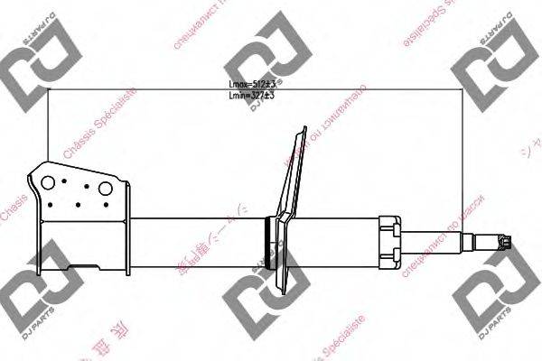 DJ PARTS DS1407GS Амортизатор