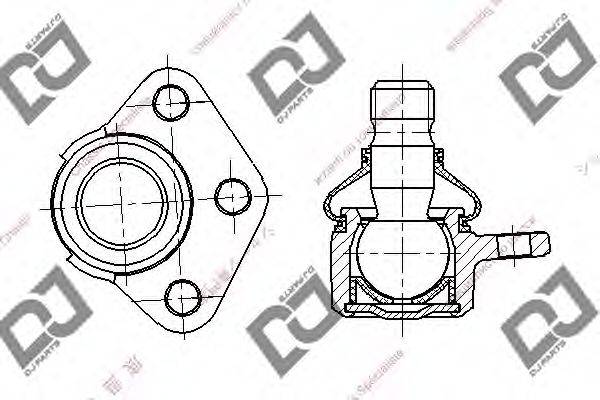 DJ PARTS DB1265 несучий / напрямний шарнір