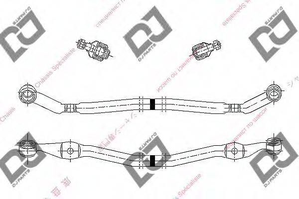 DJ PARTS DC1027 Поздовжня рульова тяга