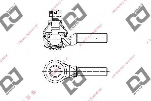 DJ PARTS DE1171 Наконечник поперечної кермової тяги