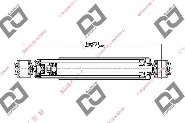 DJ PARTS DS2137HT Амортизатор