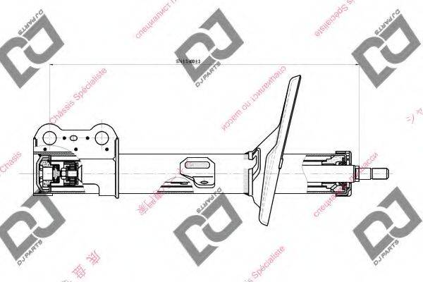 DJ PARTS DS1747GS Амортизатор