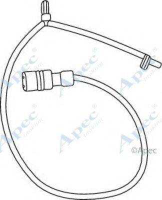 APEC BRAKING WIR5207 Покажчик зносу, накладка гальмівної колодки