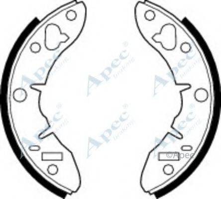 APEC BRAKING SHU187 Гальмівні колодки