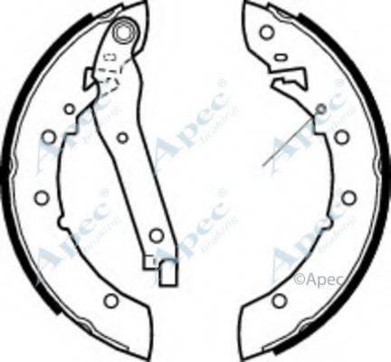 APEC BRAKING SHU333 Гальмівні колодки