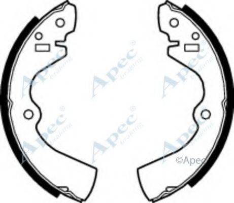 APEC BRAKING SHU404 Гальмівні колодки