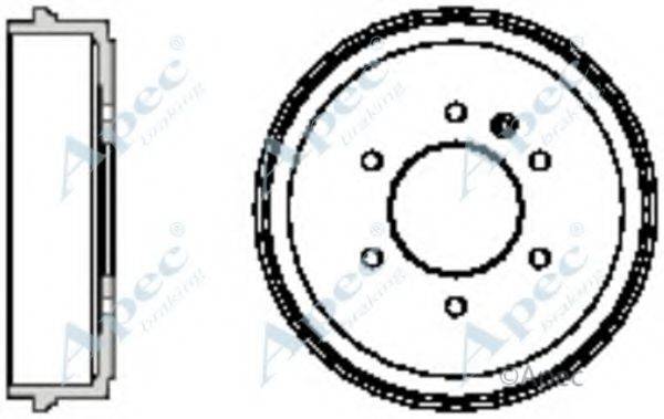 APEC BRAKING DRM9713 Гальмівний барабан