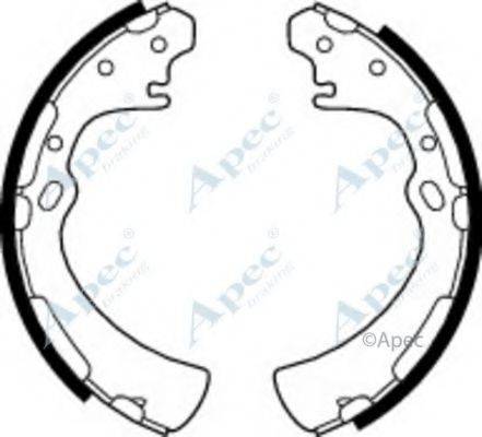 APEC BRAKING SHU475 Гальмівні колодки