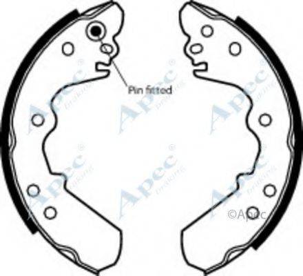 APEC BRAKING SHU507 Гальмівні колодки