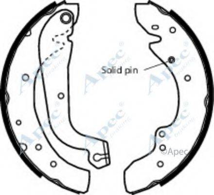 APEC BRAKING SHU537 Гальмівні колодки