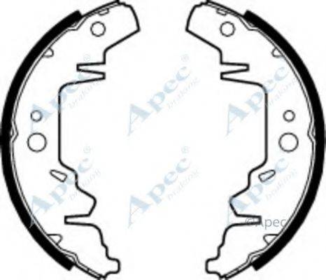 APEC BRAKING SHU550 Гальмівні колодки