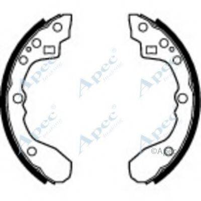 APEC BRAKING SHU563 Гальмівні колодки