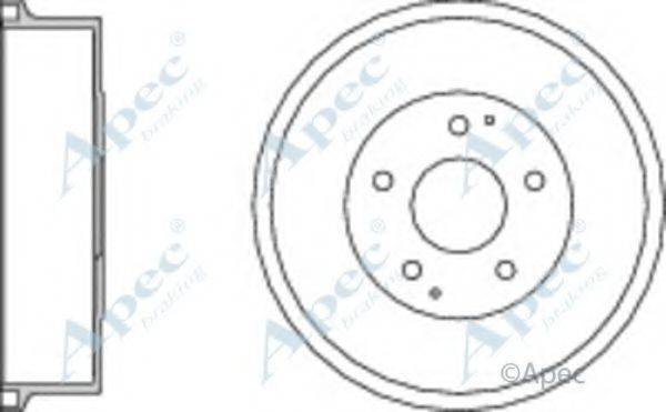 APEC BRAKING DRM9903 Гальмівний барабан