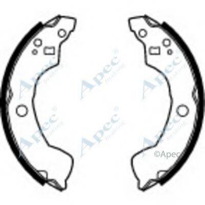 APEC BRAKING SHU664 Гальмівні колодки