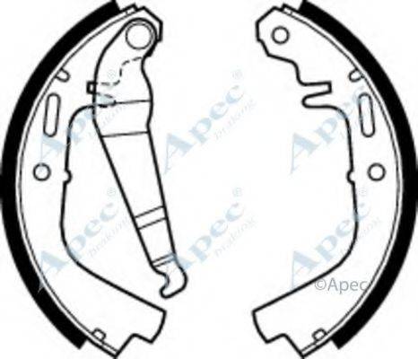 APEC BRAKING SHU90 Гальмівні колодки