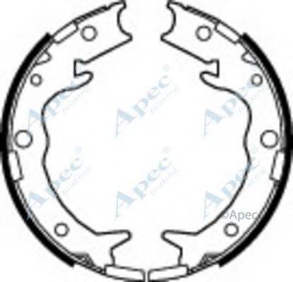 APEC BRAKING SHU615 Гальмівні колодки