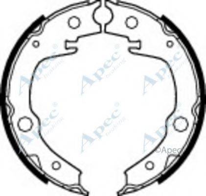 APEC BRAKING SHU677 Гальмівні колодки