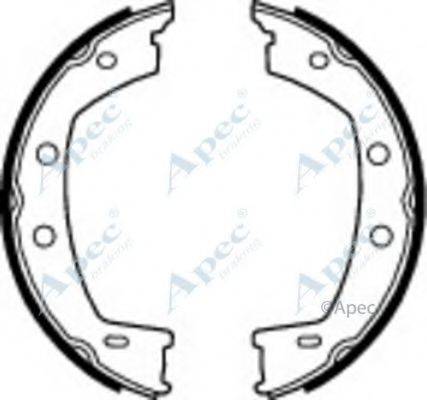 APEC BRAKING SHU739 Гальмівні колодки