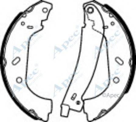 APEC BRAKING SHU768 Гальмівні колодки