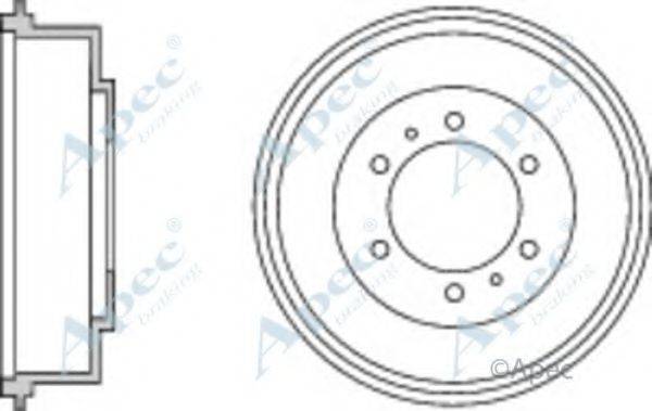 APEC BRAKING DRM9951 Гальмівний барабан