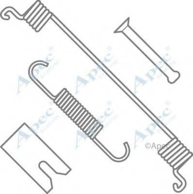 APEC BRAKING KIT2010 Комплектуючі, гальмівна колодка