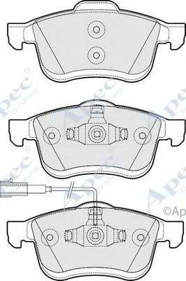 APEC BRAKING PAD1793 Комплект гальмівних колодок, дискове гальмо