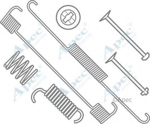 APEC BRAKING KIT603 Комплектуючі, гальмівна колодка