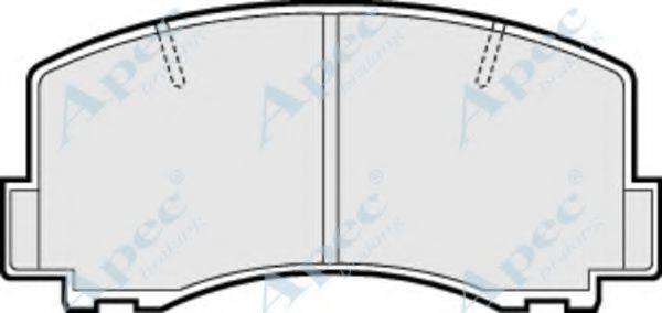 APEC BRAKING PAD415 Комплект гальмівних колодок, дискове гальмо