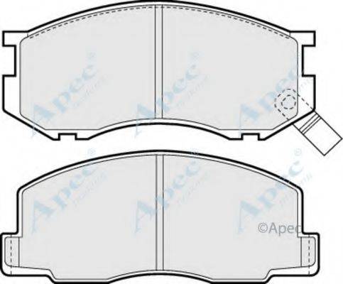 APEC BRAKING PAD460 Комплект гальмівних колодок, дискове гальмо