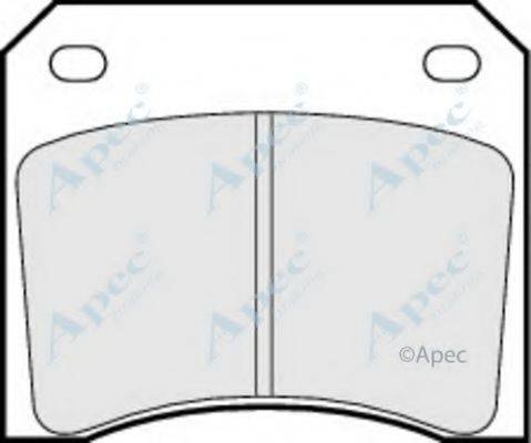 APEC BRAKING PAD557 Комплект гальмівних колодок, дискове гальмо