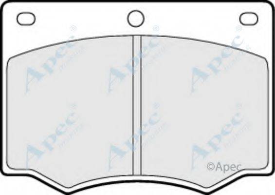 APEC BRAKING PAD629 Комплект гальмівних колодок, дискове гальмо