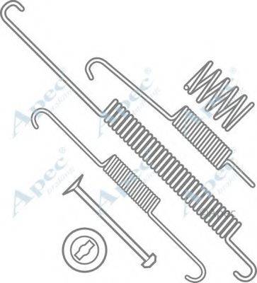 APEC BRAKING KIT705 Комплектуючі, гальмівна колодка